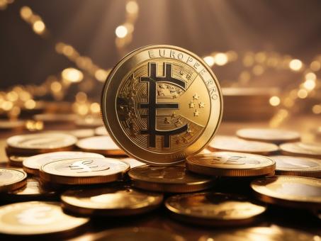 Free Stock Photo of Crypto Currency Gold Coin Money