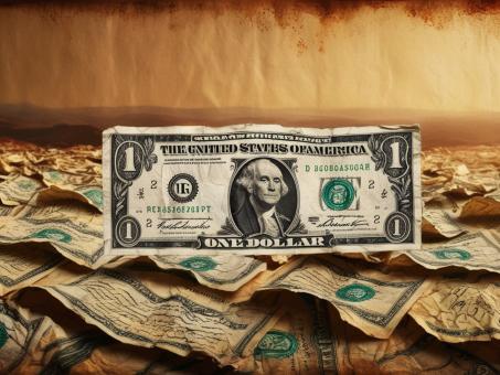 Free Stock Photo of Dollar Currency on Dollars Stock
