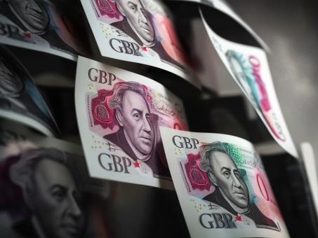 Free Stock Photo of GBP currency note