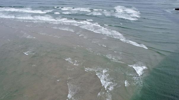 Free Stock Photo of Beach water aerial