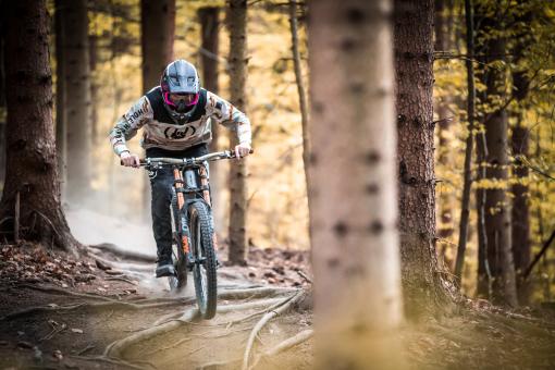 Free Stock Photo of Mountain biking