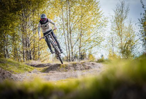 Free Stock Photo of Mountain biking