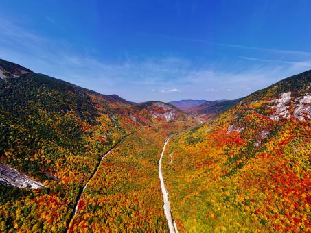 Free Stock Photo of Scenic Autumn  Mountains