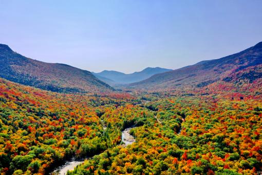 Free Stock Photo of Scenic Fall Mountains
