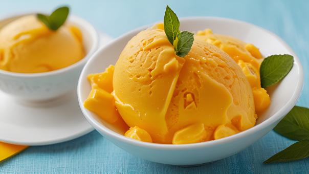 Free Stock Photo of Bowl of Ice Cream