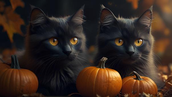 Free Stock Photo of Halloween Cat