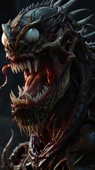 Free Stock Photo of Dark Scary Monster