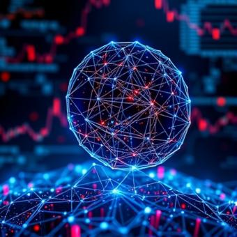 Free Stock Photo of Illuminated Digital Sphere