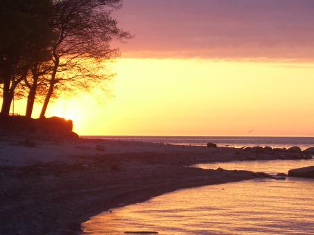 Romantic Sunset - Free Stock Photo