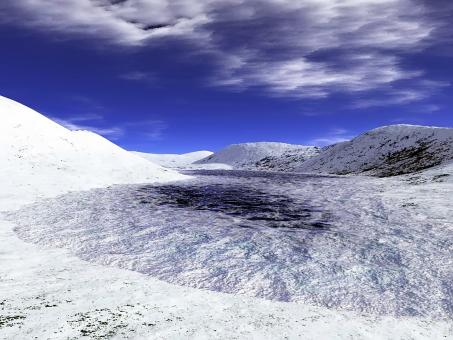 FROZEN RIVER - Free Stock Photo