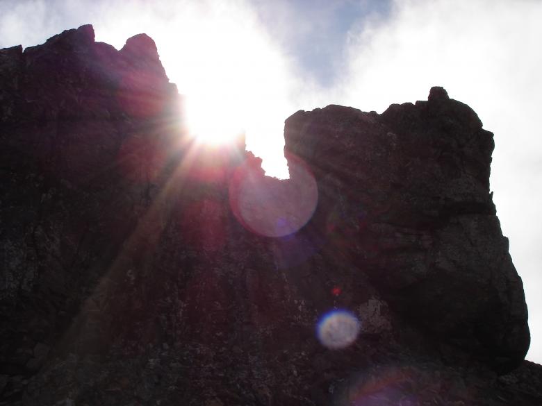 Free stock image of Peeking sun created by eddi
