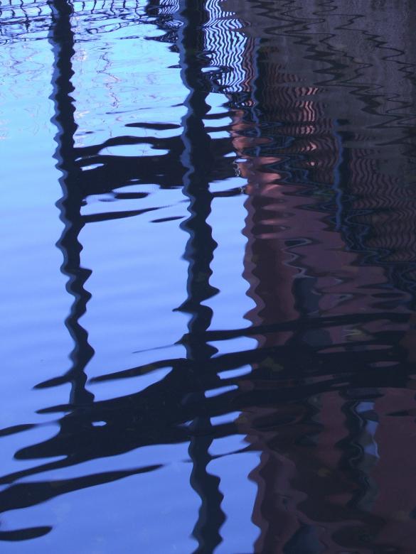 Free stock image of Canal Reflection created by Heather Elaine Kitchen