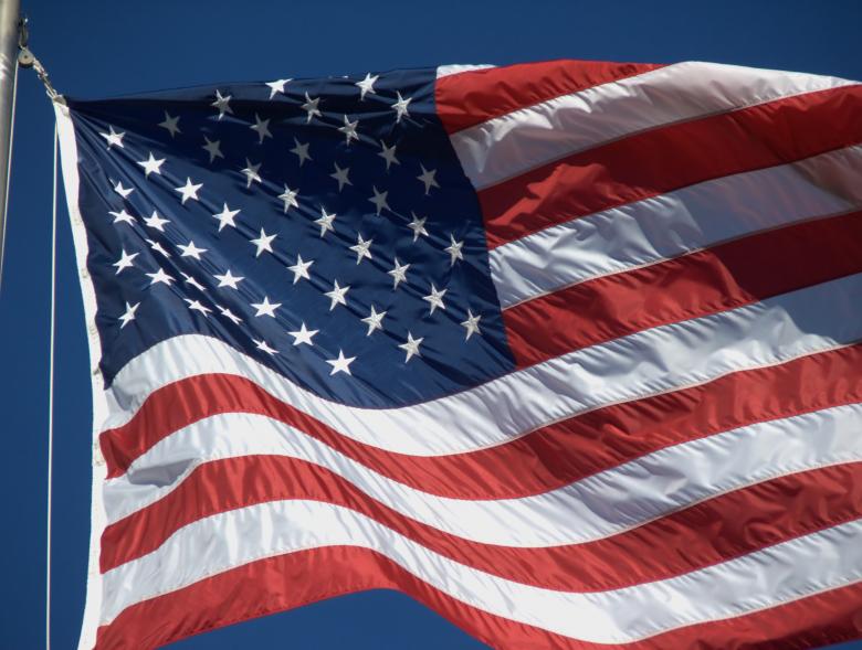 Free stock image of American Flag created by Heather Elaine Kitchen