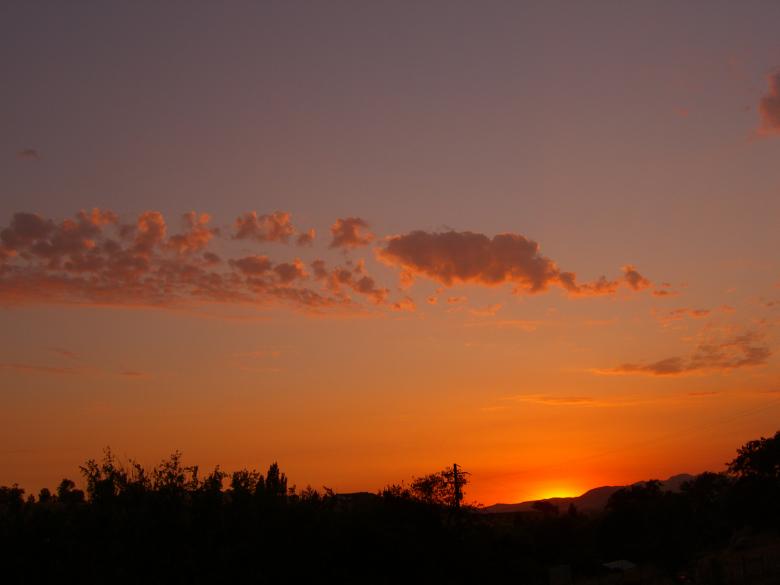 Free stock image of Sunset in the Mountains created by joe webb
