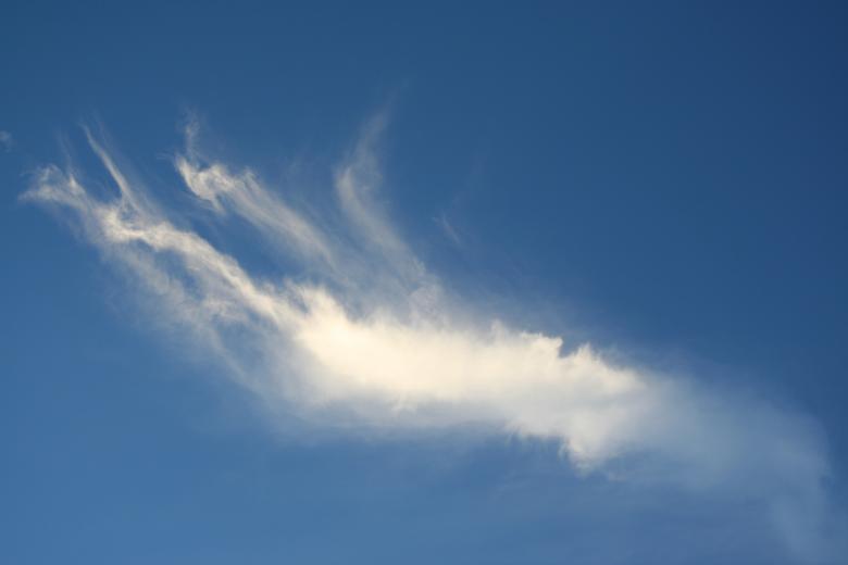 Free stock image of Cloud Backstroking Across Sky created by sandy berish