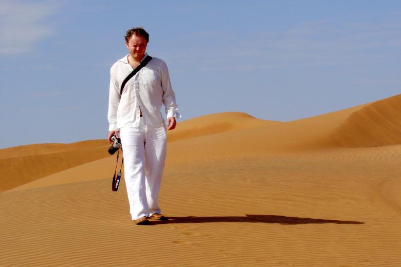 Free stock image of A walk in the sand created by kenneth johansen