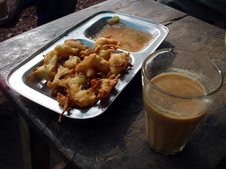 Chai & Pakora - Free Stock Photo