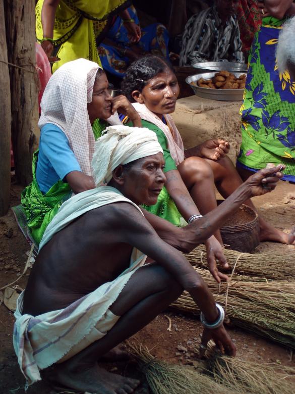 Free stock image of Tribal lady sitting created by saibal datta