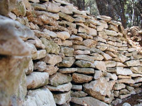 Wall of rocks - Free Stock Photo