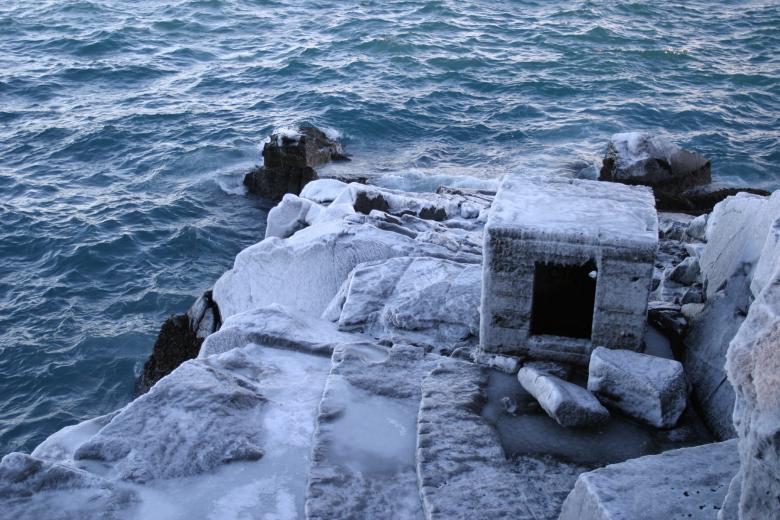 Free stock image of Icy cliff created by Héðinn
