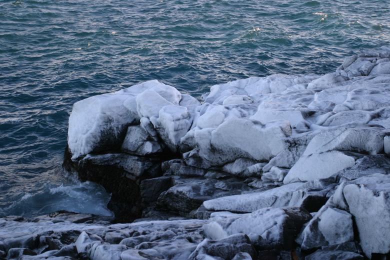 Free stock image of Icy cliff created by Héðinn