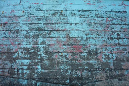 Free Stock Photo of Blue concrete wall