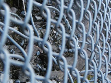 Free Stock Photo of Steel Fence Grid