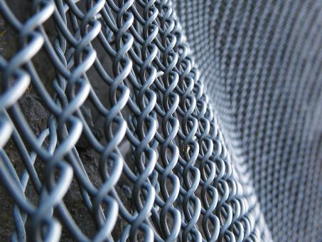 Free Stock Photo of Steel Fence Gridb