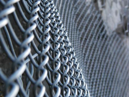 Free Stock Photo of Steel Fence