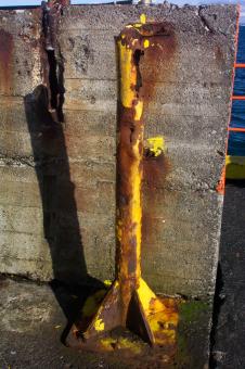 Free Stock Photo of Concrete and rust