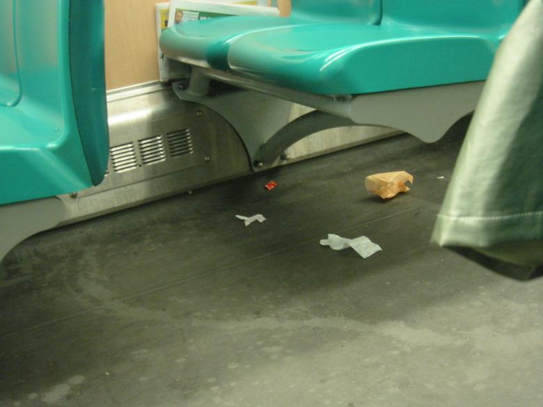 Free stock image of Subway seat created by damien van holten