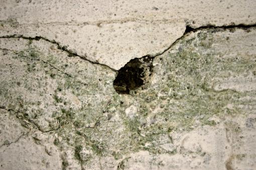 Free Stock Photo of Cracked concrete texture