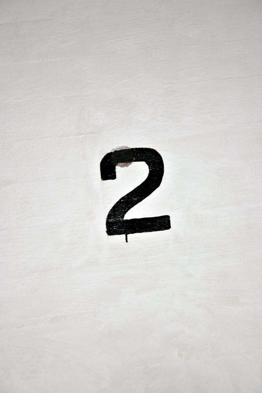 Free stock image of Number two created by Bjorgvin