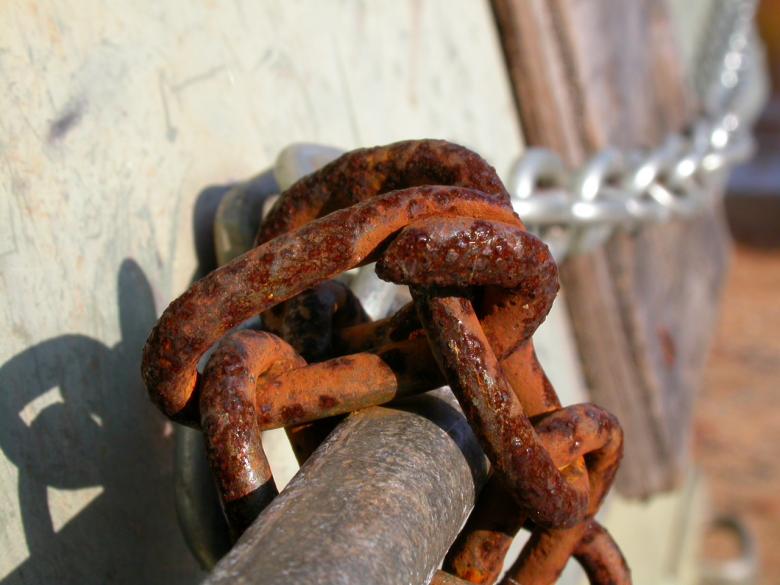 Free stock image of Rusted chain created by raymond henry