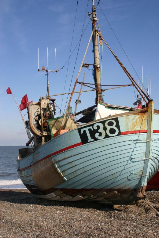 Free stock image of Old fishing boat created by allan toft pedersen