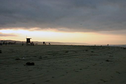 Sunset at the beach - Free Stock Photo