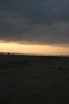 Sunset at the beach - Free Stock Photo