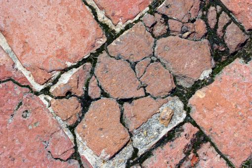 Free Stock Photo of Cracked bricks