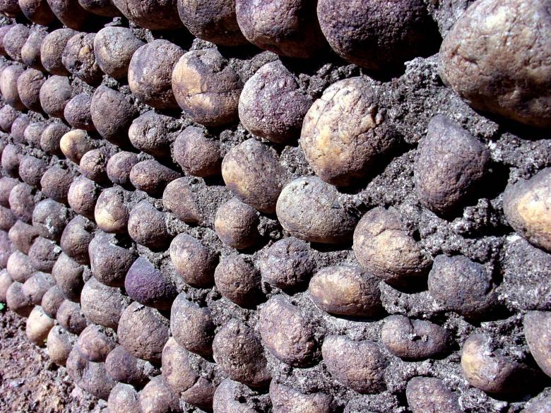 Free stock image of Stacked stone wall created by Darren Hester