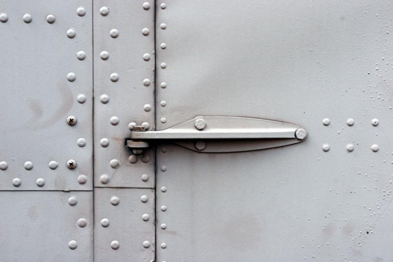 Free stock image of Metal door hinge created by Darren Hester