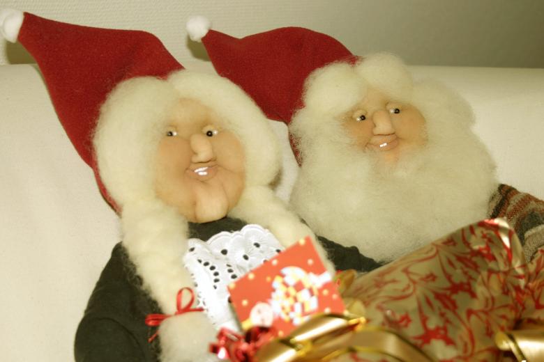 Free stock image of Christmas puppets created by Bjorgvin