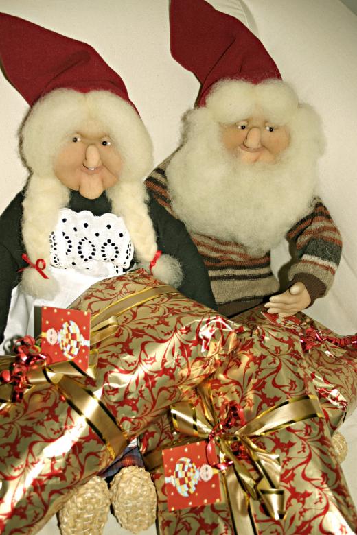 Free stock image of Christmas puppets created by Bjorgvin