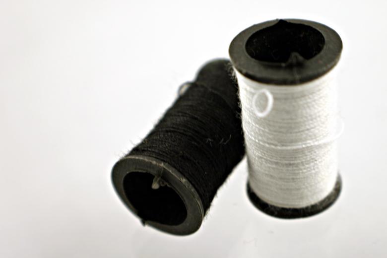 Free stock image of White and black thread created by Bjorgvin