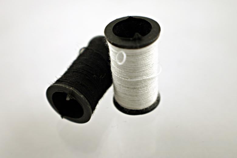Free stock image of White and black thread created by Bjorgvin