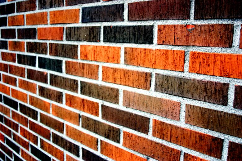 Free stock image of Orange brick wall created by AD