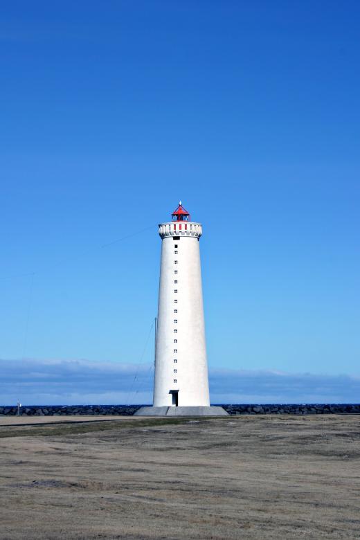 Free stock image of Lighthouse in Garður Iceland created by Bjorgvin