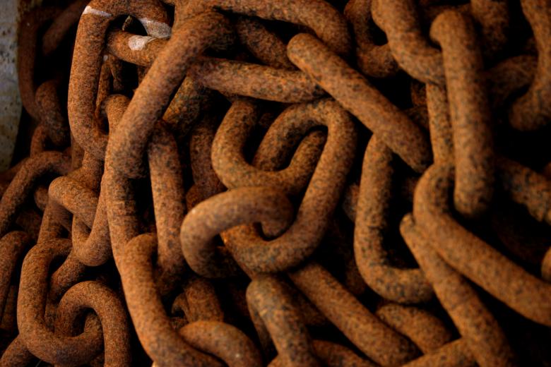 Free stock image of Rusted Chains created by Bjorgvin