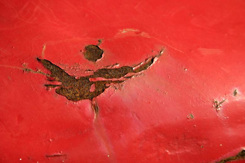 Free stock image of Red rusted metal plate created by Bjorgvin