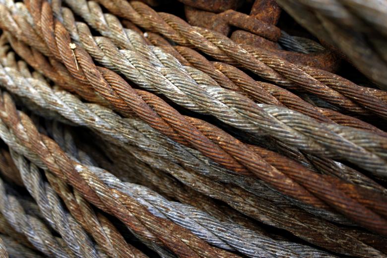 Free stock image of Rusted steel wires created by Bjorgvin