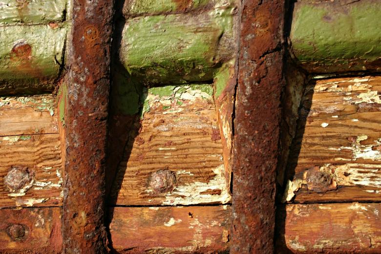 Free stock image of Rusted metal and old wood created by Bjorgvin